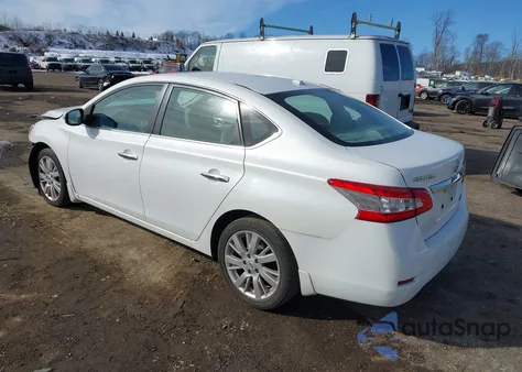 2014 Nissan Sentra Sl z USA, uszkodzony, nr VIN 3N1AB7AP9EL614125